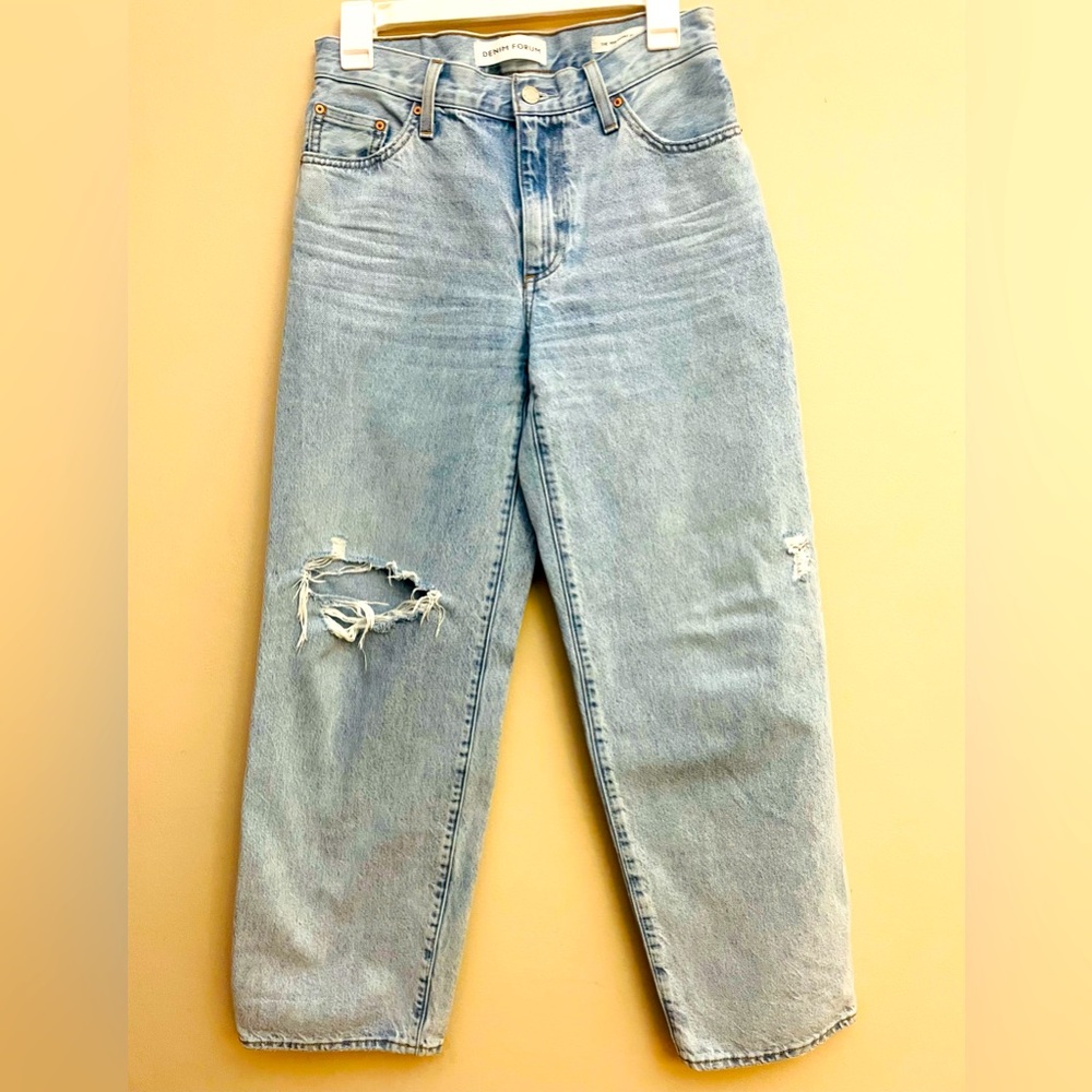 DENIM FORUM THE 90S DANNY HI-RISE BAGGY JEANS SIZE 25 - Picture 2 of 10